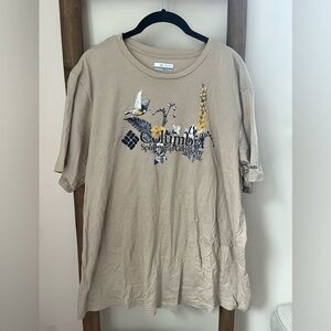 Columbia Beige Casual Tee
